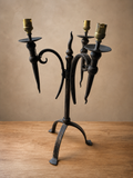 Three-Light Wrought-Iron Lamp – product image 2