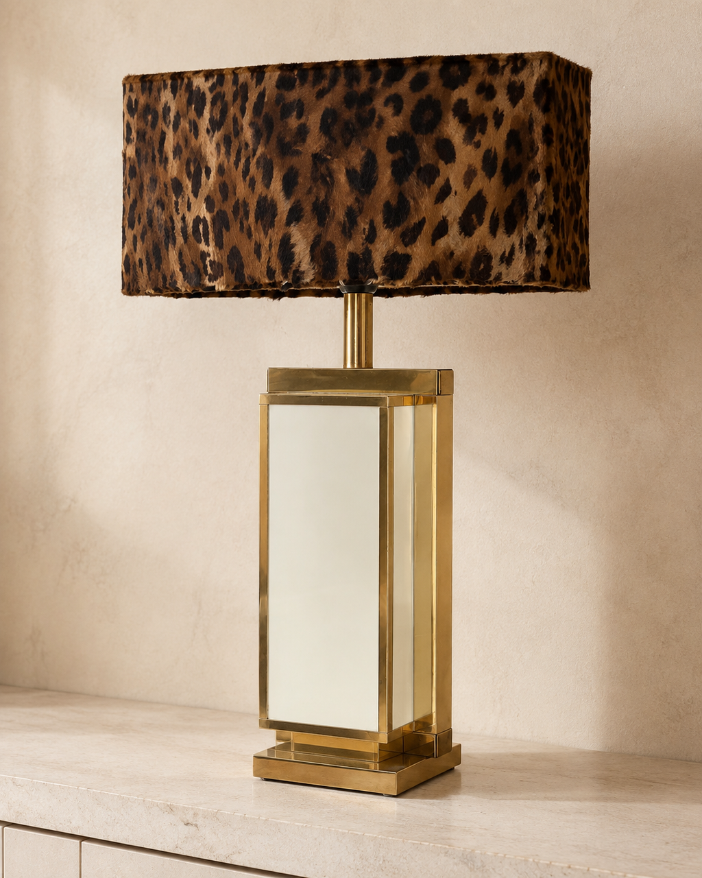 Geometric Polished-Metal Lamp in the Style of Romeo Rega – product image 3
