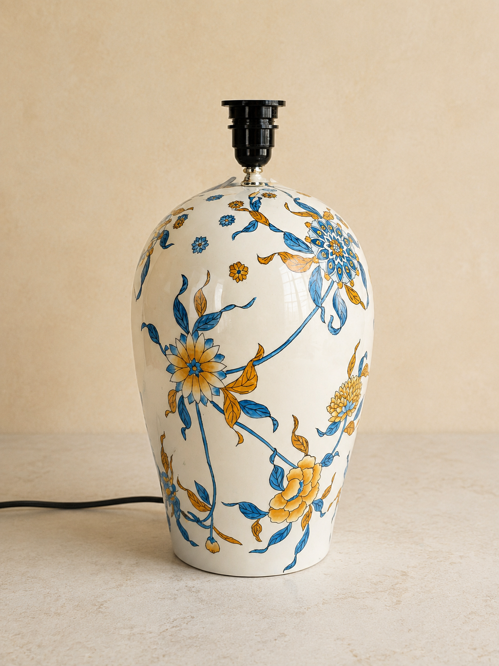 Glazed Ceramic Table Lamp – product image 1