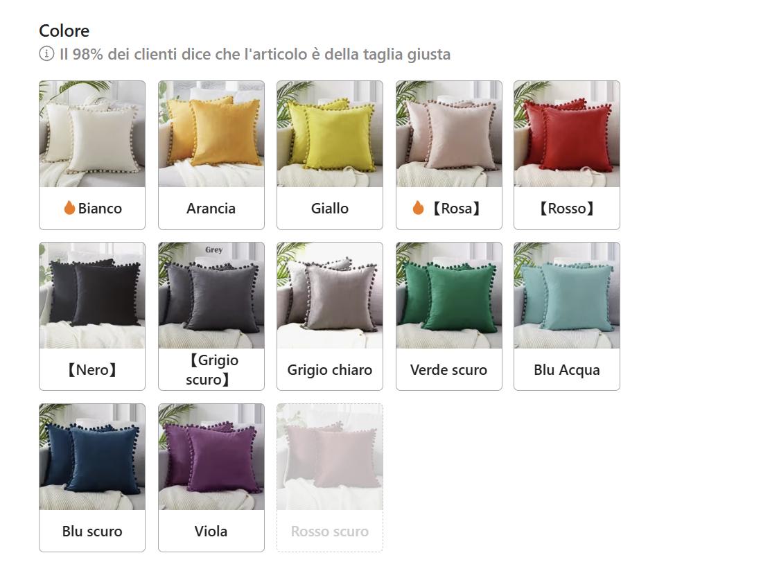 BEYOUTIFUL embroidered microfibre cushion image 2