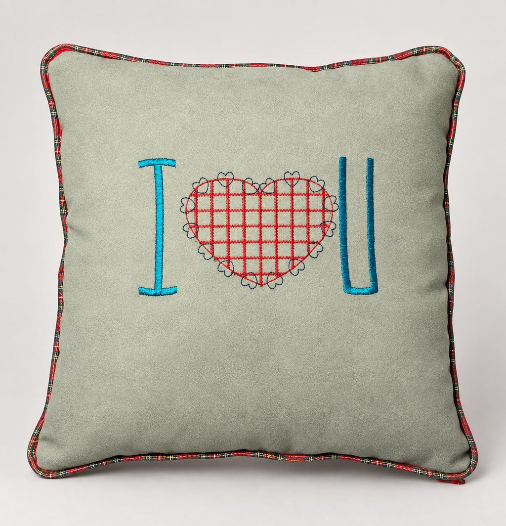 Mint green embroidered cushions – Etsy image 3