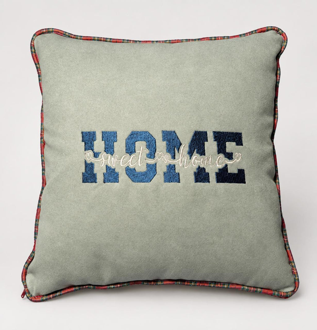 Mint green embroidered cushions – Etsy image 5