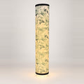 Sheer Floral Lampshade in Green and Ivory Satin - Handmade in Italy — product image 1