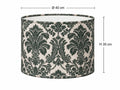 Forest Green Italian Damask Lampshade | 3 Sizes | Handmade in Italy — product image 1