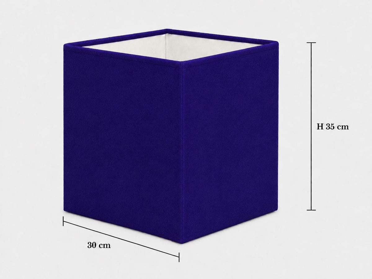 Royal Blue Lampshade | UV-Resistant Fabric | Handmade in Italy – image 9