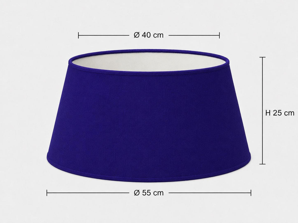 Royal Blue Lampshade | UV-Resistant Fabric | Handmade in Italy – image 13