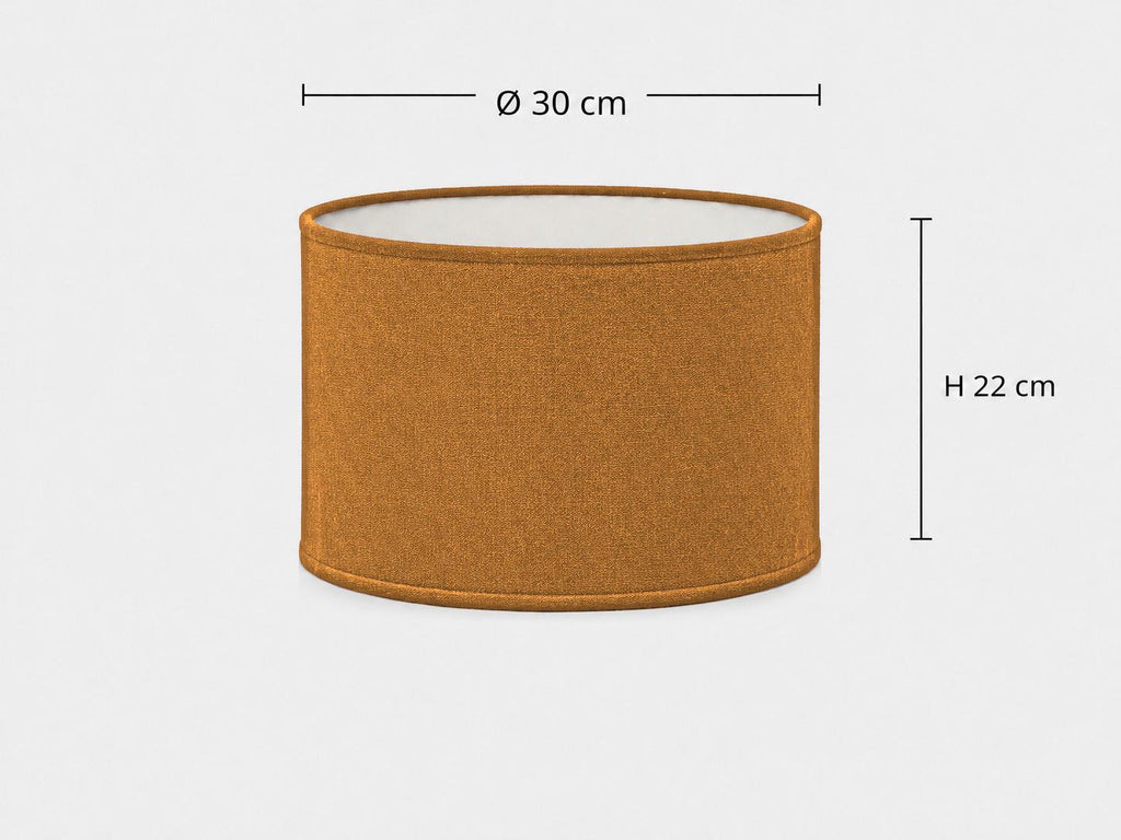 Ochre Lampshade | UV-Resistant Fabric | Handmade in Italy – image 2
