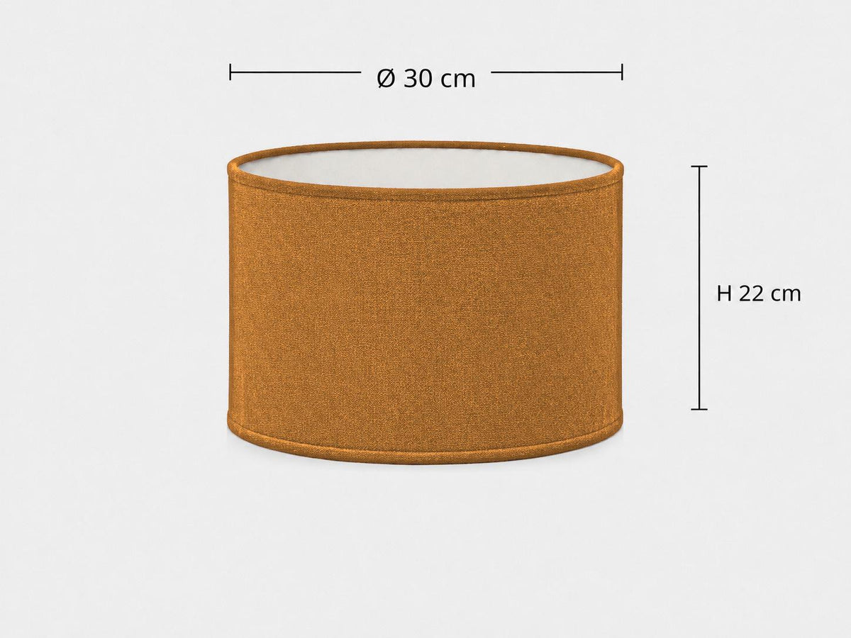 Ochre Lampshade | UV-Resistant Fabric | Handmade in Italy – image 2