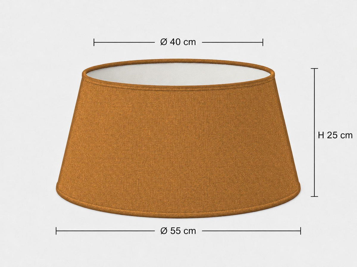 Ochre Lampshade | UV-Resistant Fabric | Handmade in Italy – image 13
