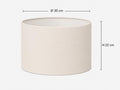 Ivory Textured Lampshade – UV-Resistant Fabric – image 2