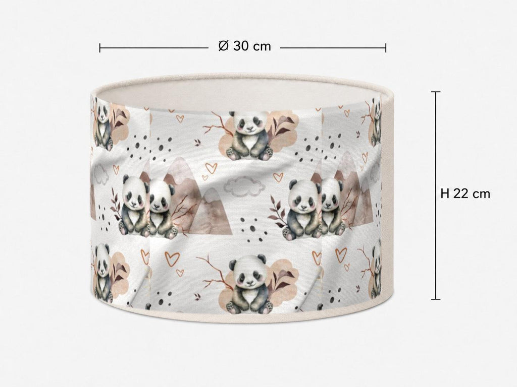 Panda Nursery Lampshade – Handmade in Italy – image 2