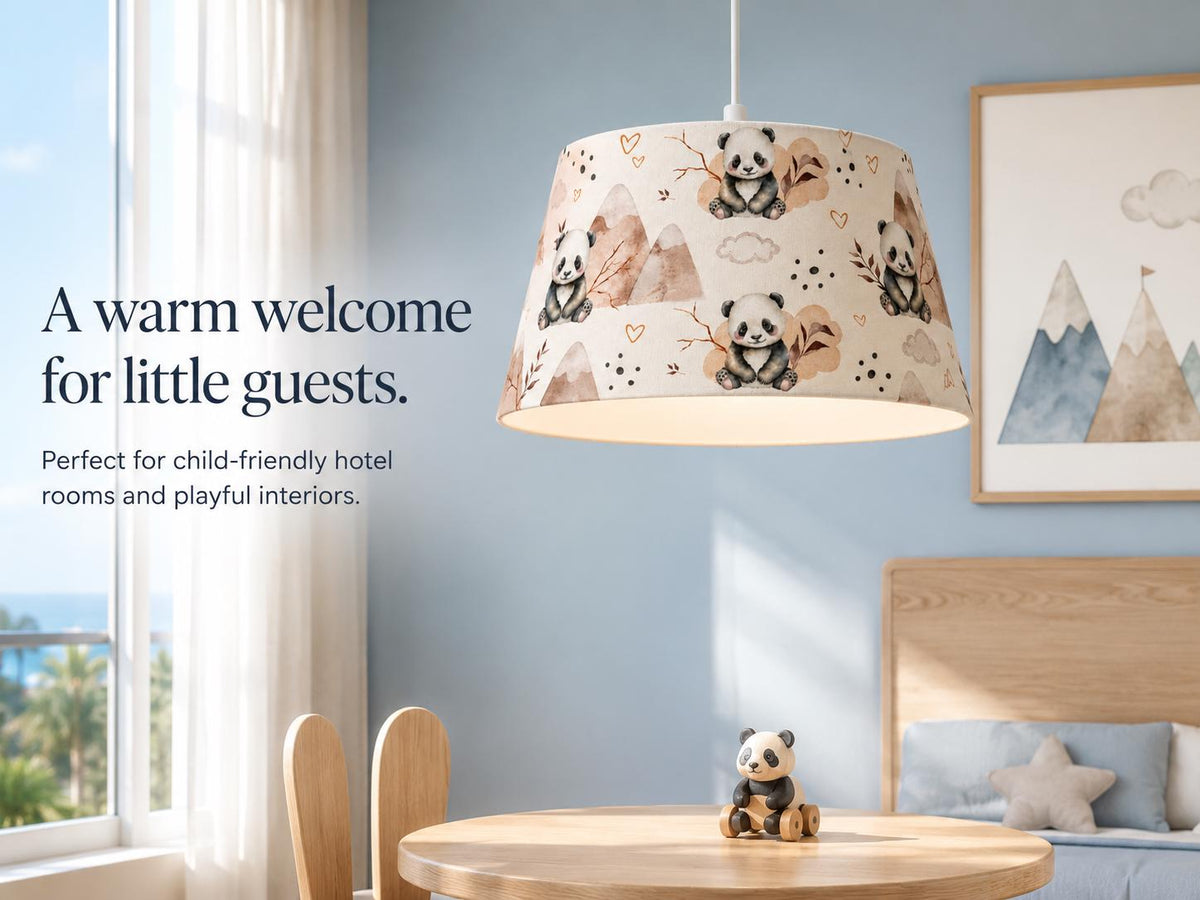 Panda Nursery Lampshade – Handmade in Italy – image 12
