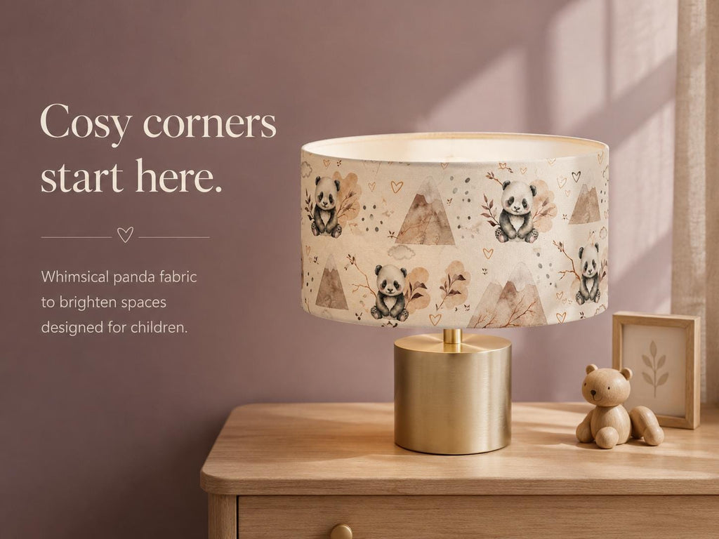 Panda Nursery Lampshade – Handmade in Italy – image 7