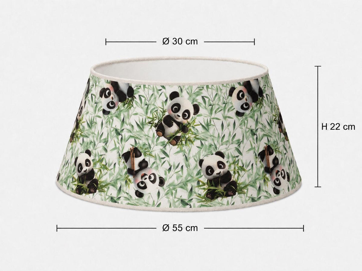 Panda Bamboo Kids’ Lampshade – Made in Italy – image 11