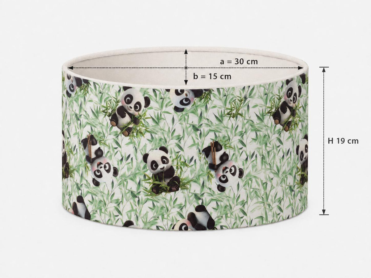 Panda Bamboo Kids’ Lampshade – Made in Italy – image 6