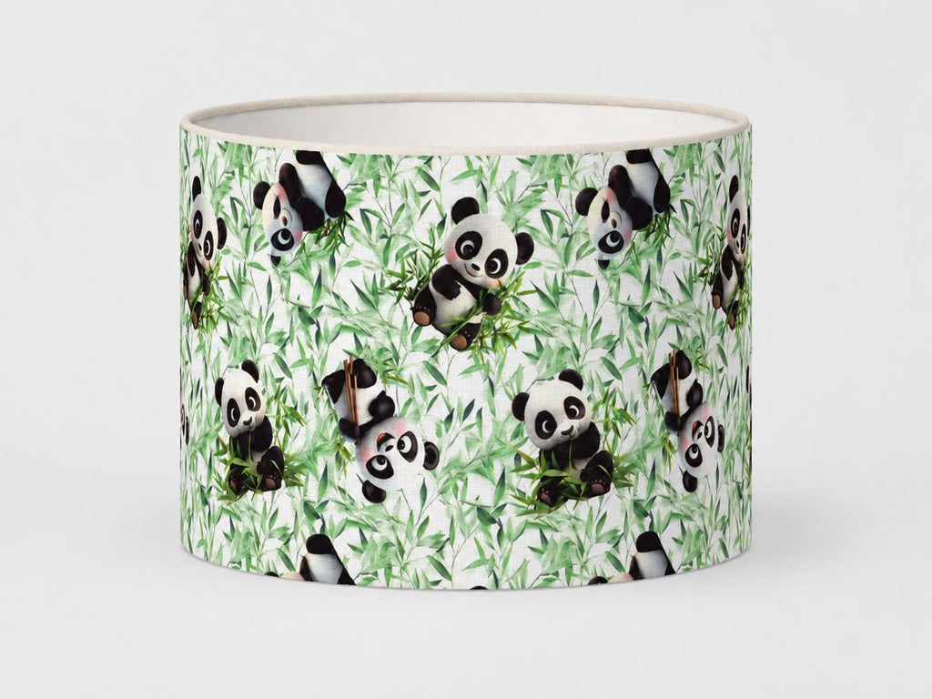 Panda Bamboo Kids’ Lampshade – Made in Italy – image 1