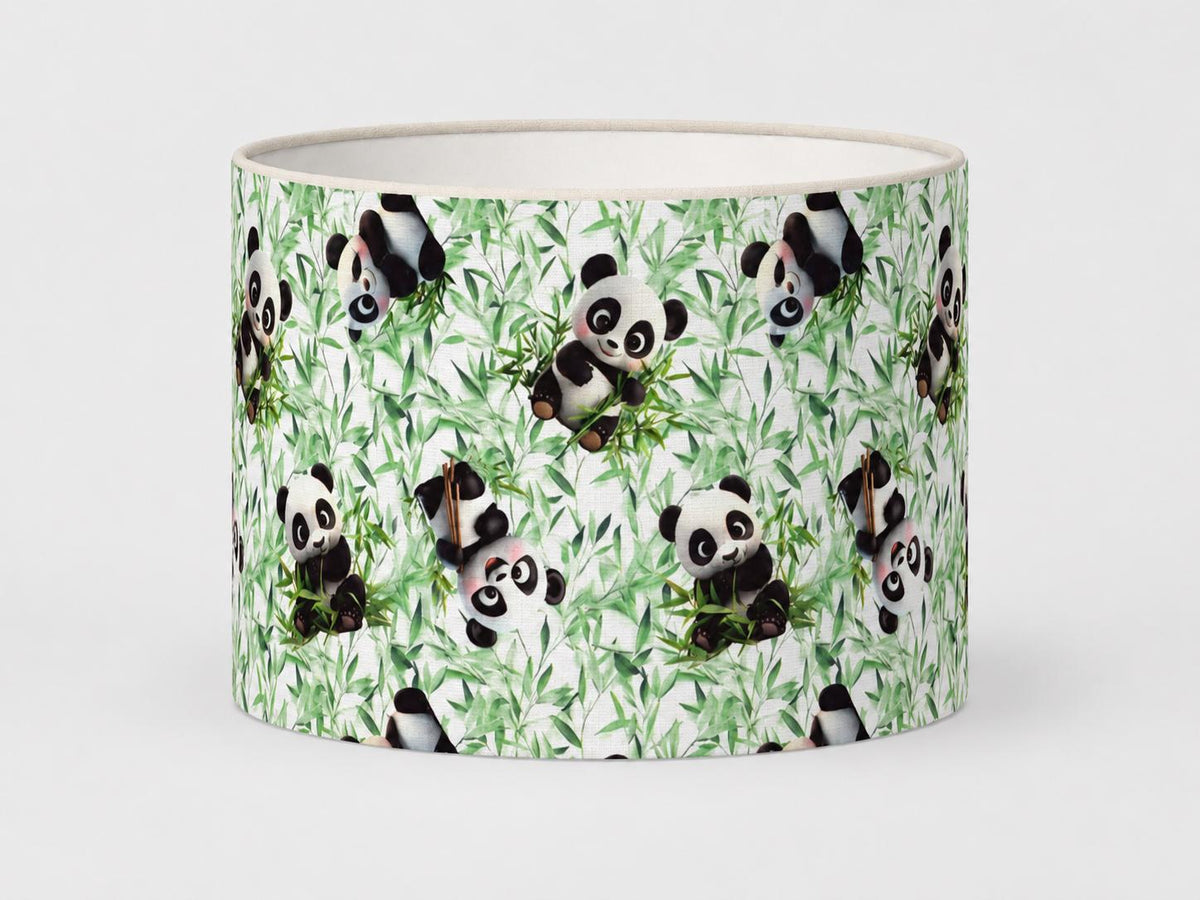 Panda Bamboo Kids’ Lampshade – Made in Italy – image 1