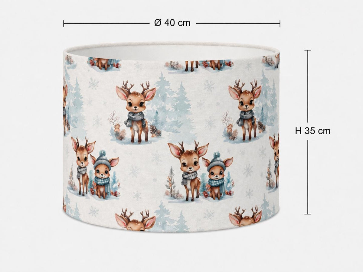Woodland Deer Children’s Lampshade – Made in Italy – image 4