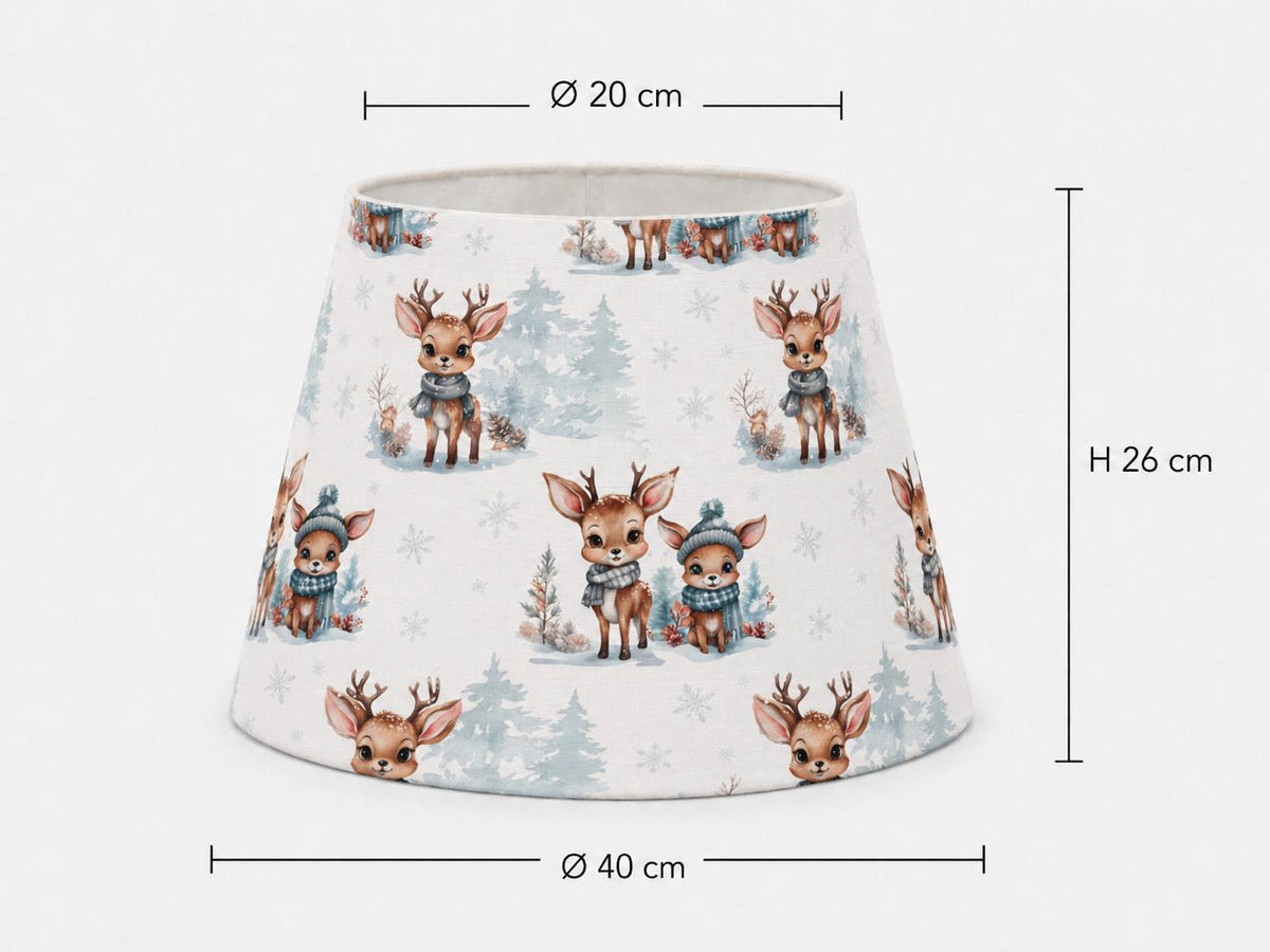 Woodland Deer Children’s Lampshade – Made in Italy – image 10
