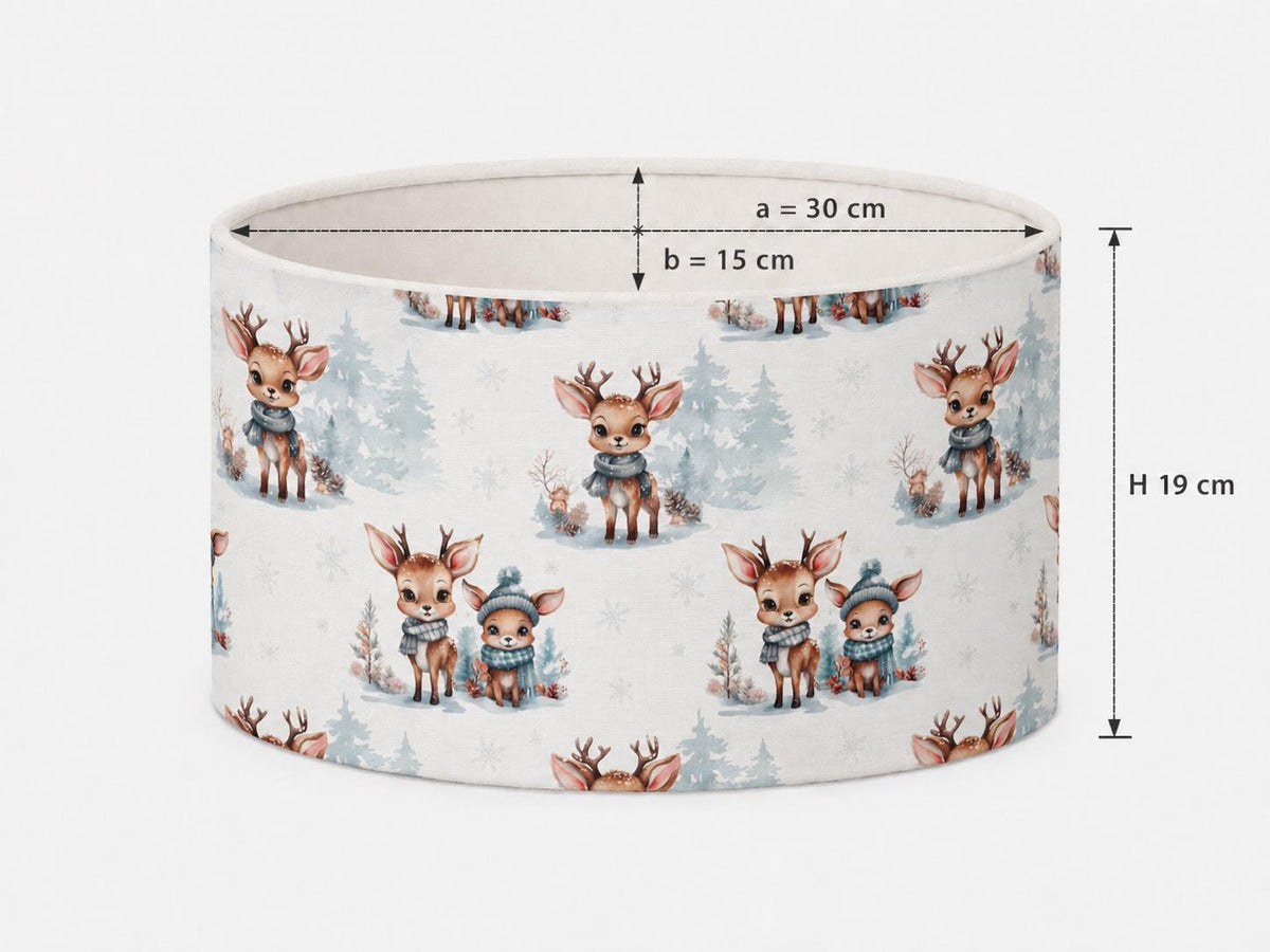 Woodland Deer Children’s Lampshade – Made in Italy – image 6