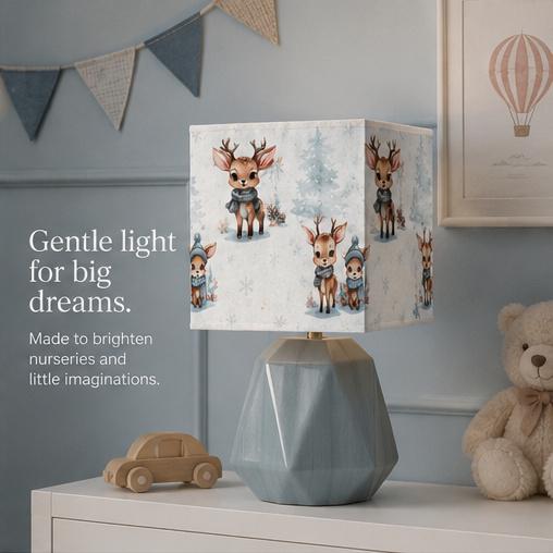 Woodland Deer Children’s Lampshade – Made in Italy – image 9