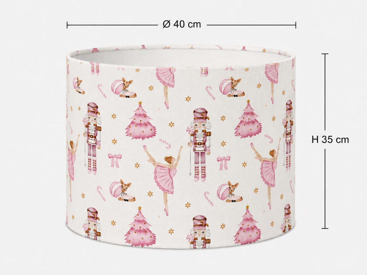 Pink Nutcracker Ballet Kids’ Lampshade – Made in Italy – image 4
