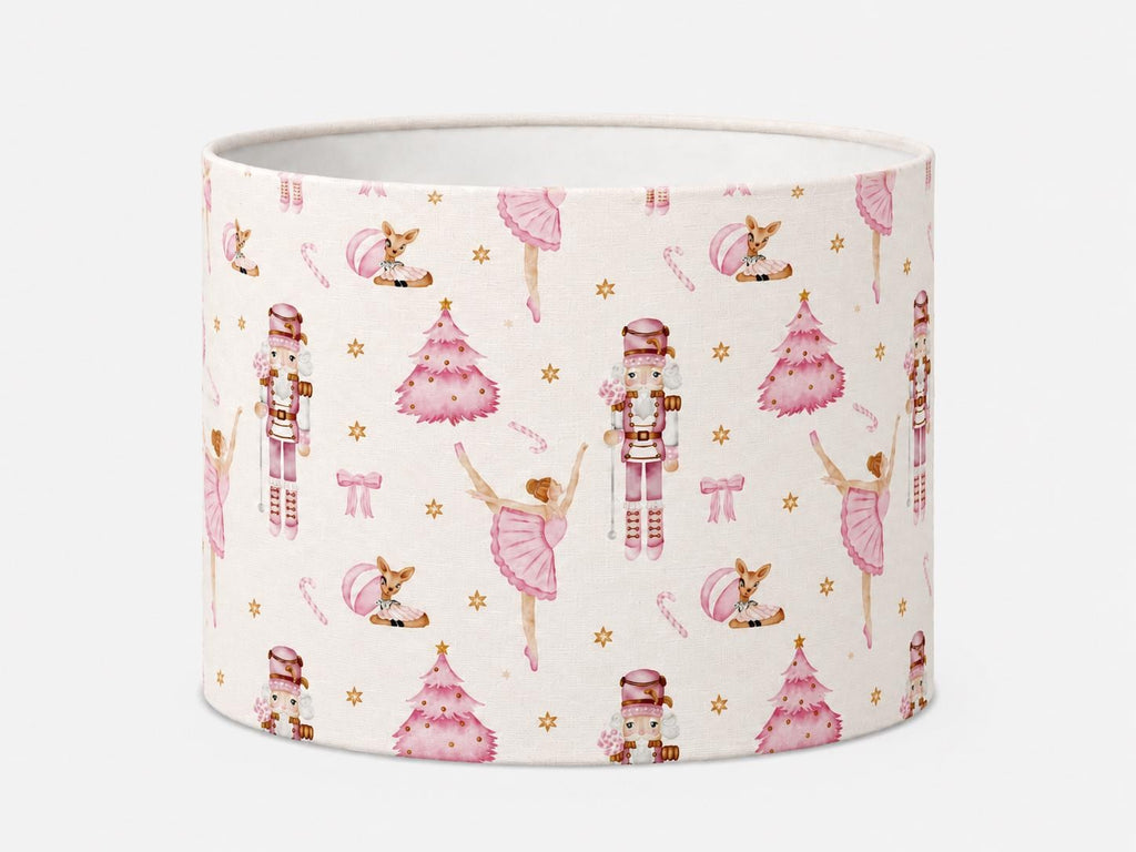 Pink Nutcracker Ballet Kids’ Lampshade – Made in Italy – image 1