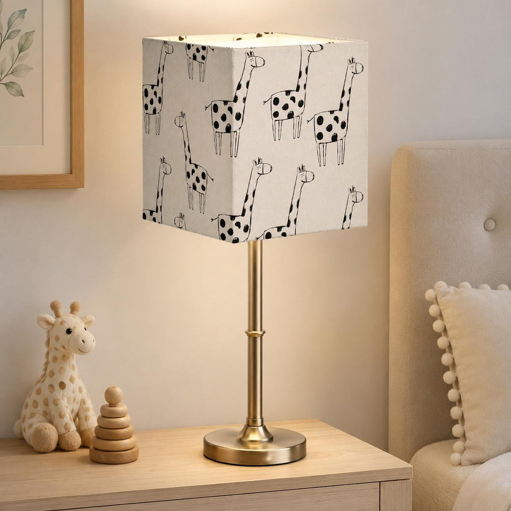 Colour-In Giraffe Kids’ Lampshade – Made in Italy – image 9