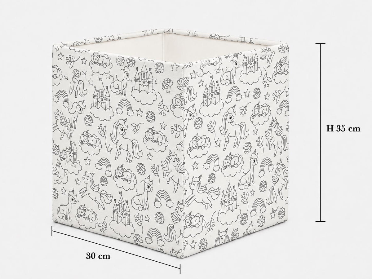 Colour-In Unicorn Kids’ Lampshade – Made in Italy – image 9