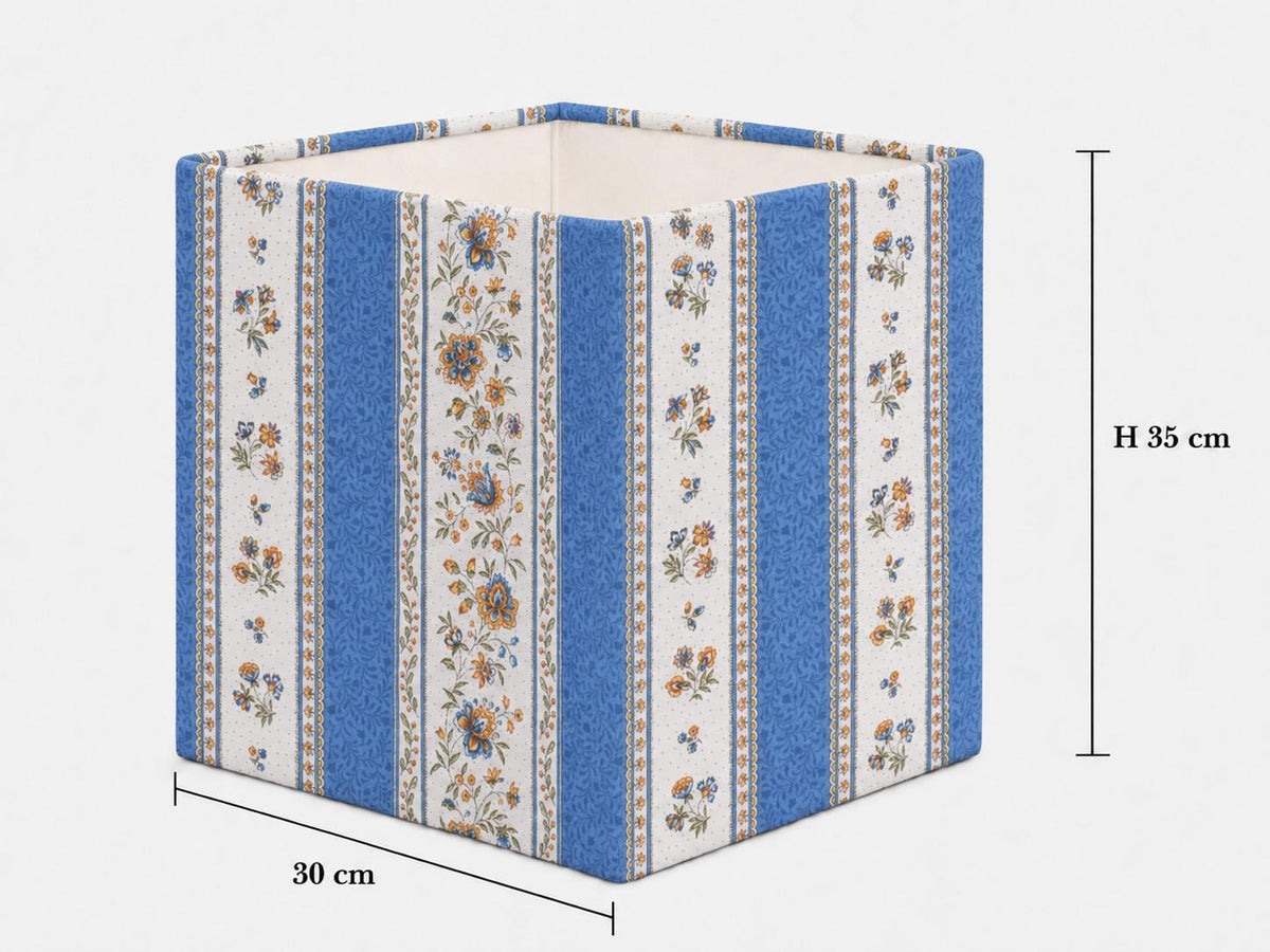 Blue Provençal Floral Lampshade, French Country Lamp Shade – Handmade in Italy – image 9