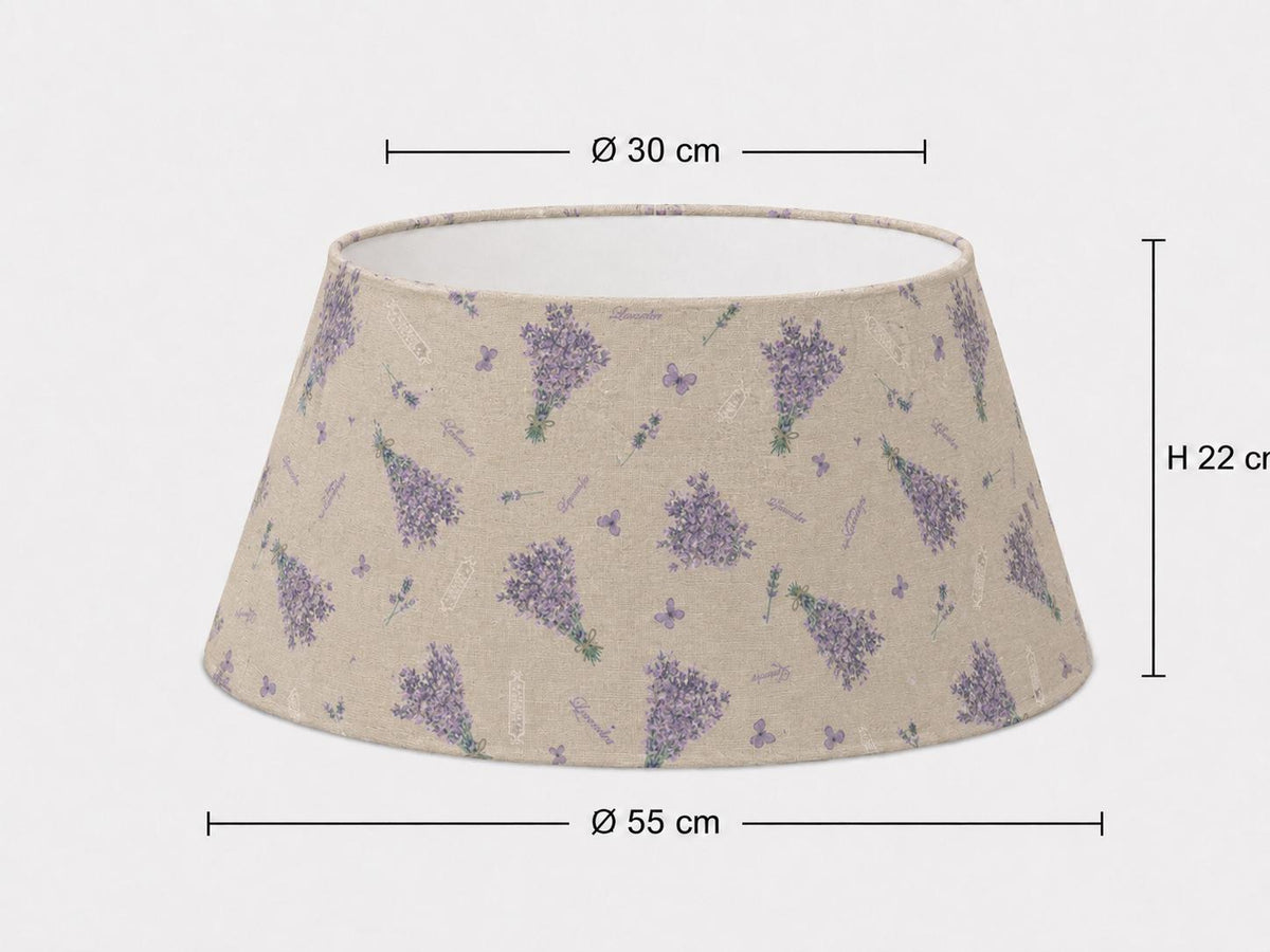 Handmade Lavender Provençal Country Lampshade – Made in Italy – image 12