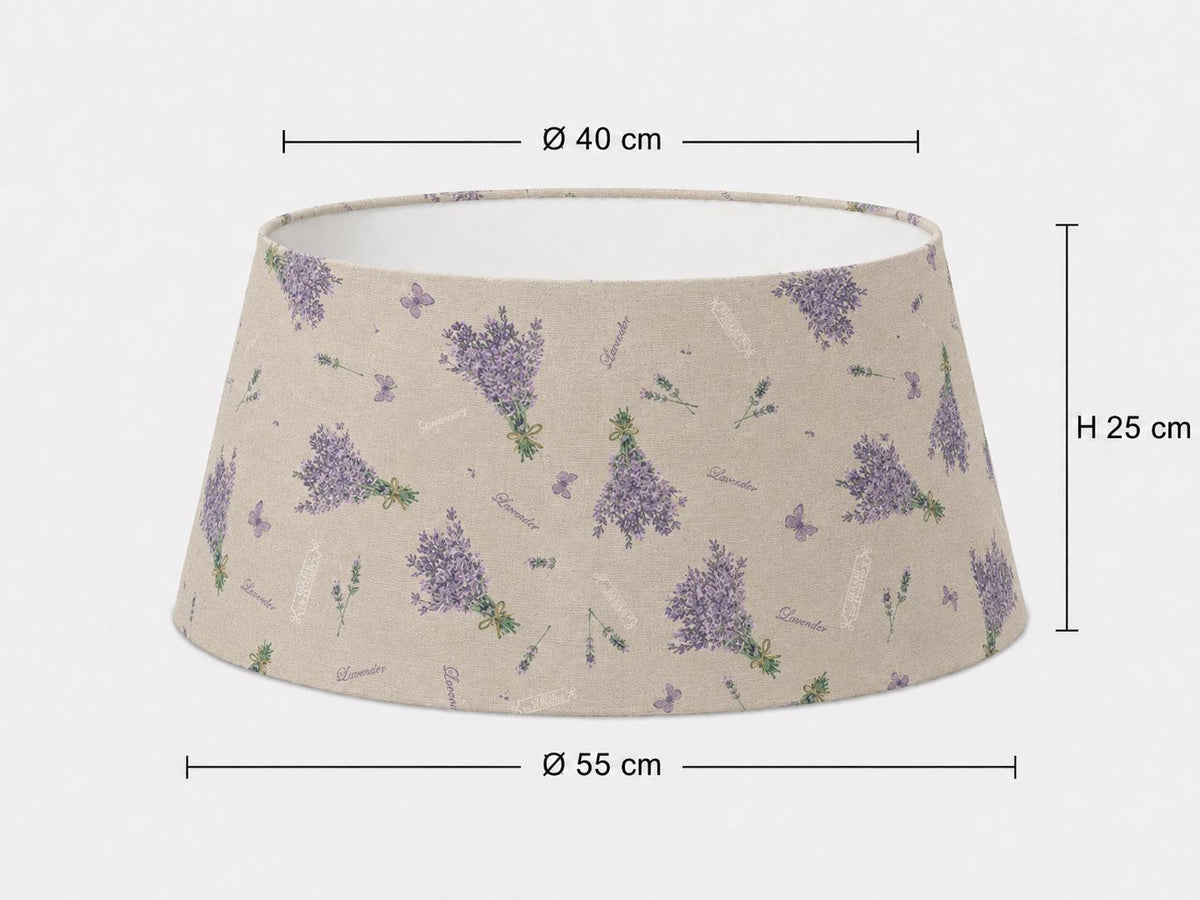 Handmade Lavender Provençal Country Lampshade – Made in Italy – image 13