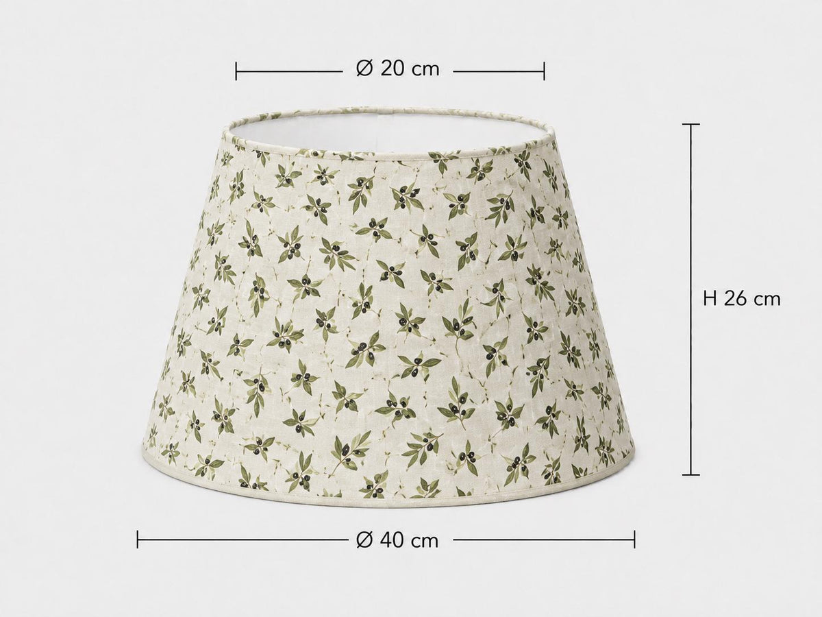 Olive Branch Provençal Lampshade – Made in Italy – image 12