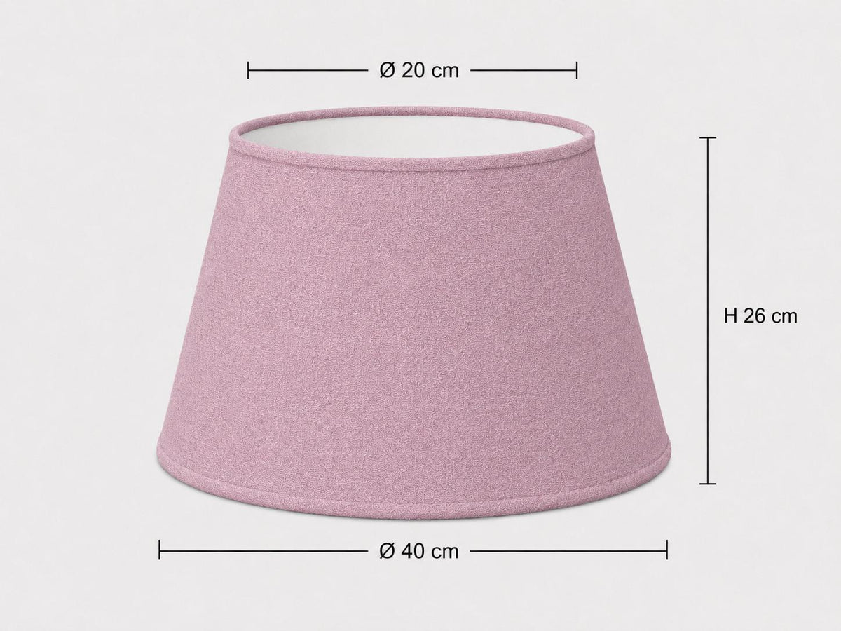 1950s Retro Pink Lampshade | Handmade in Italy – image 12