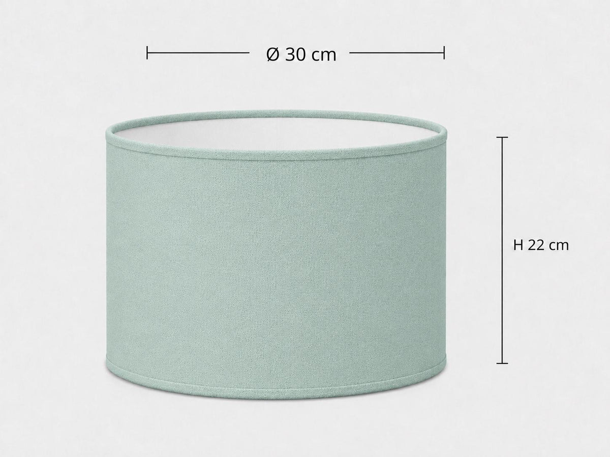 1950s Retro Pastel mint green Lampshade | Handmade in Italy – image 4