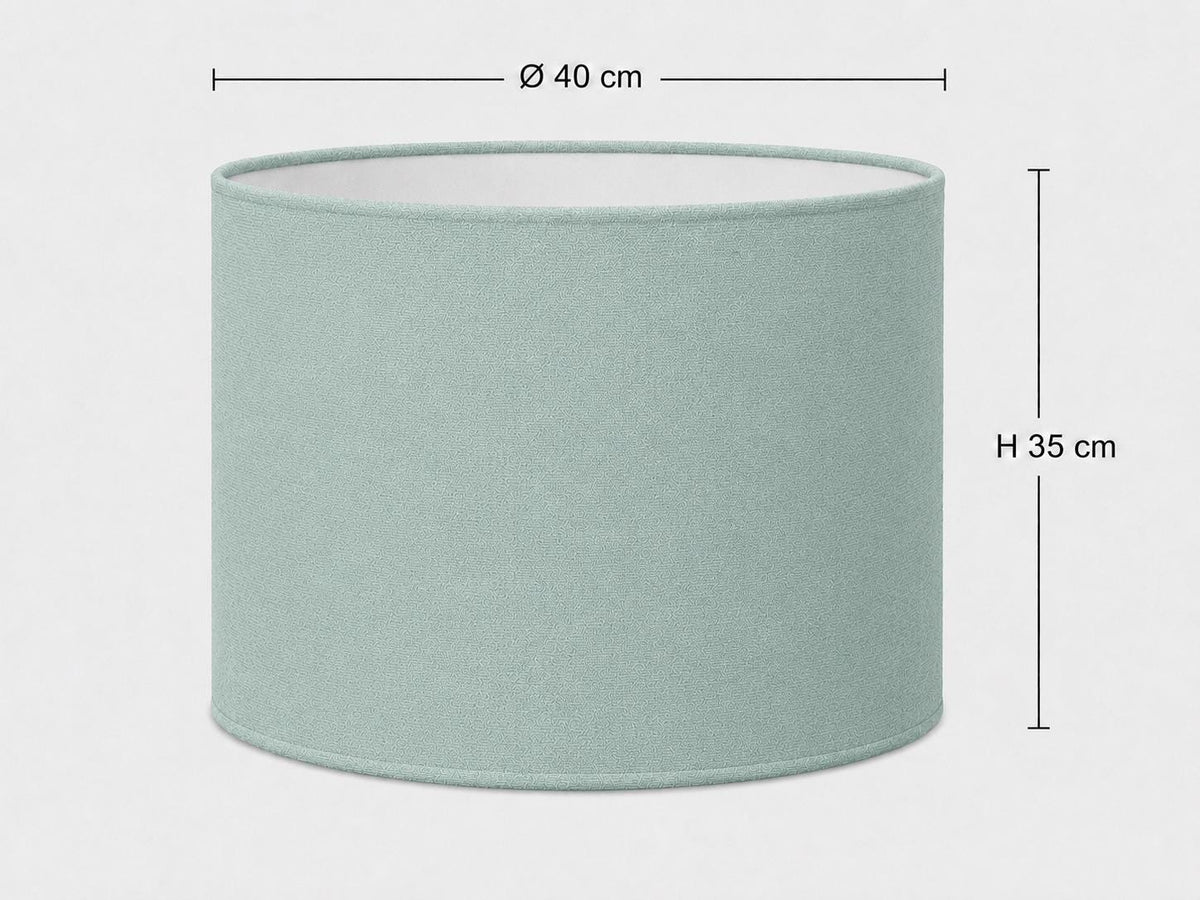 1950s Retro Pastel mint green Lampshade | Handmade in Italy – image 6