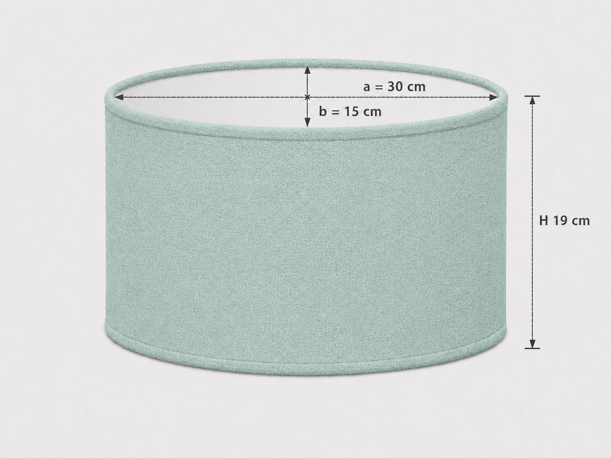 1950s Retro Pastel mint green Lampshade | Handmade in Italy – image 10