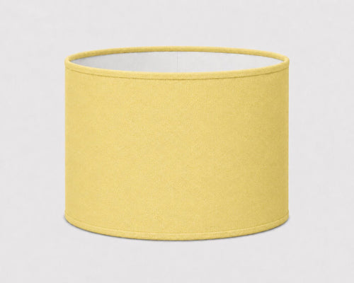 1950s Pastel Pale Yellow Lampshade | 1950s Retro Style | Handmade in Italy – image 1