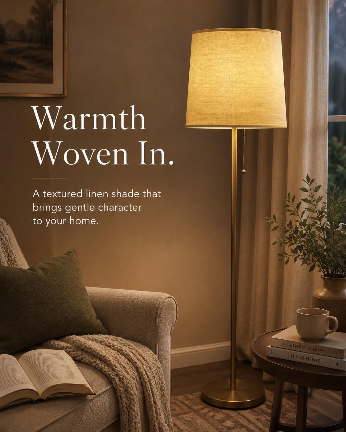 Yellow Linen-Texture Lampshade | Handmade in Italy – image 12