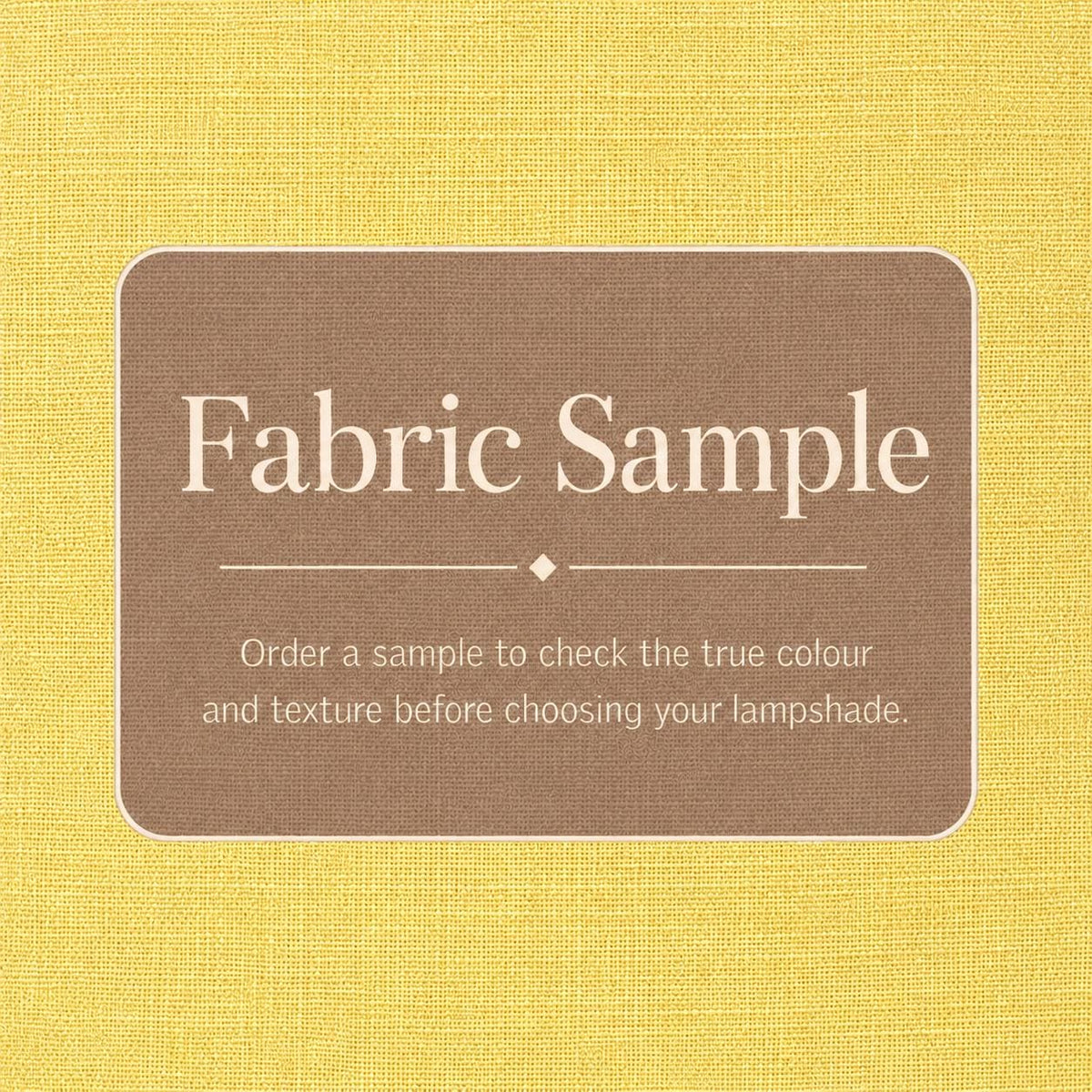 Yellow Linen-Texture Lampshade | Handmade in Italy – image 15