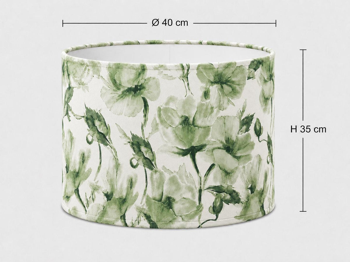 Elegant Sheer Patterned Lampshade, Atmospheric Lighting / Handmade in Italy – image 6