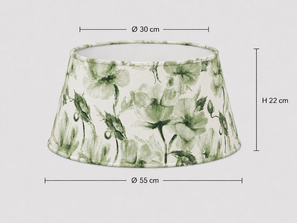 Elegant Sheer Patterned Lampshade, Atmospheric Lighting / Handmade in Italy – image 13