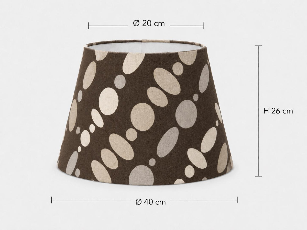 1970s Luxury Sheer Retro Lampshade, Couture-Inspired / Handmade in Italy – image 14