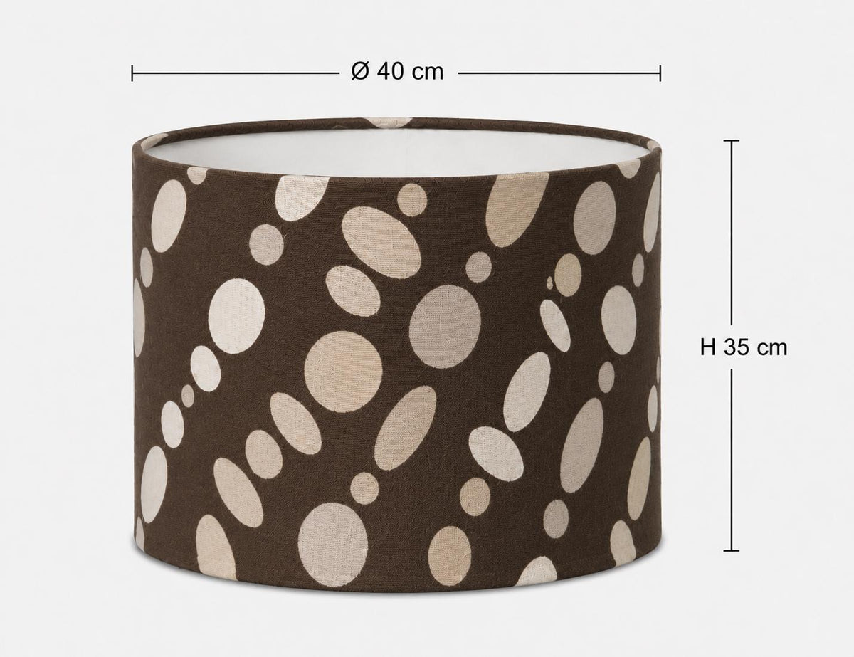1970s Luxury Sheer Retro Lampshade, Couture-Inspired / Handmade in Italy – image 7