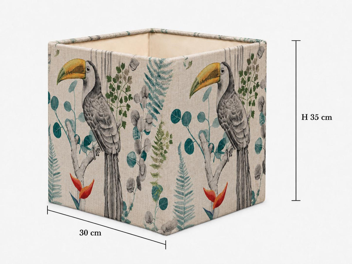 Tropical Toucan Lampshade | Retro Jungle Style Lampshade | Made in Italy – image 5