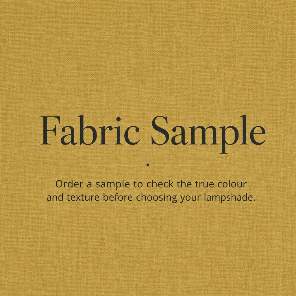 Mustard Yellow Textured Lampshade | UV-Resistant Fabric | Handmade in Italy – image 15
