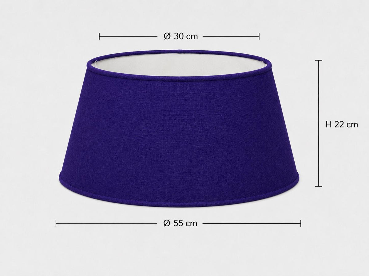 Royal Blue Lampshade | UV-Resistant Fabric | Handmade in Italy – image 12