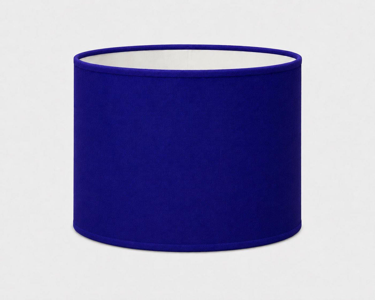 Royal Blue Lampshade | UV-Resistant Fabric | Handmade in Italy – image 1