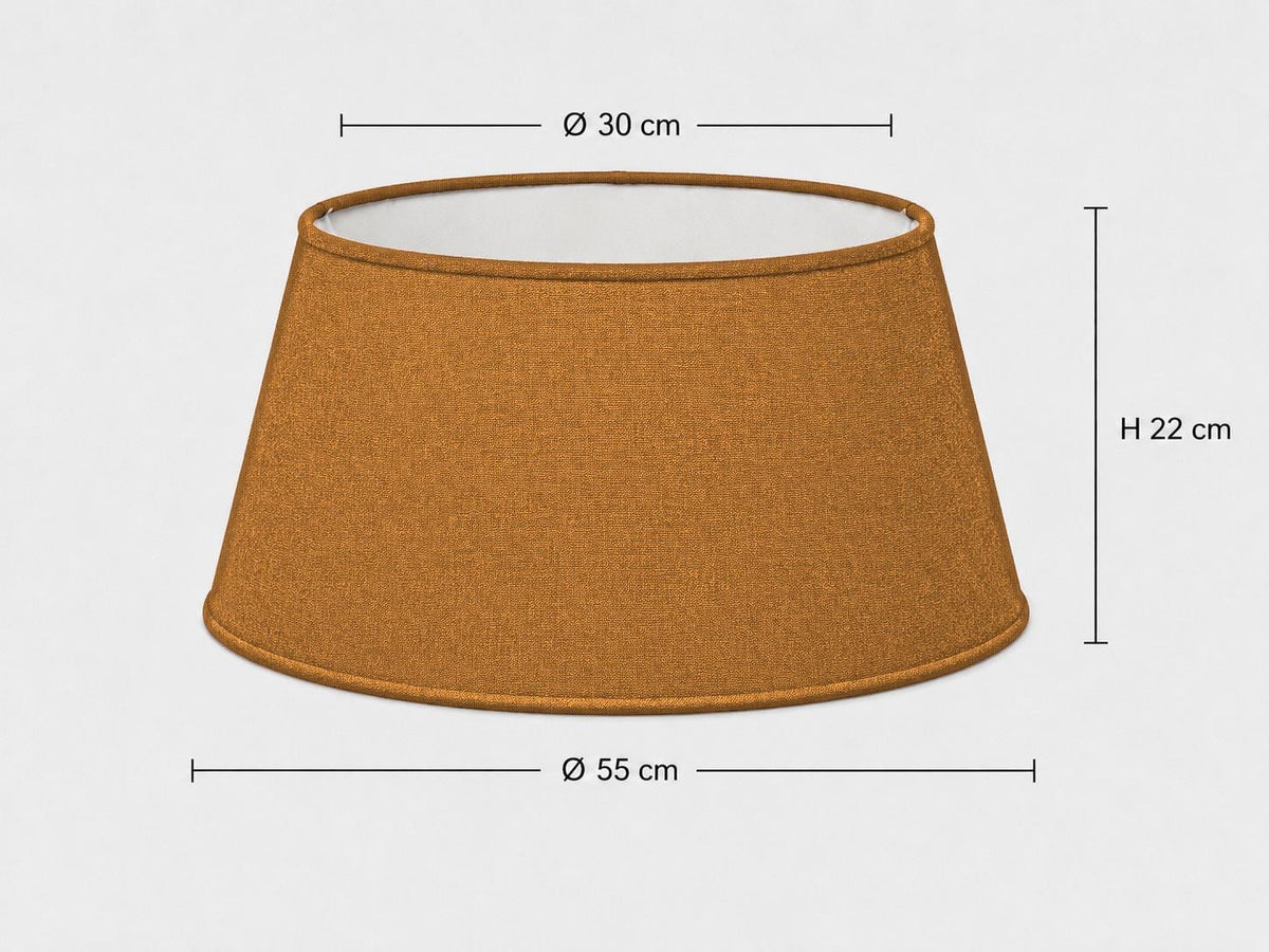 Ochre Lampshade | UV-Resistant Fabric | Handmade in Italy – image 12