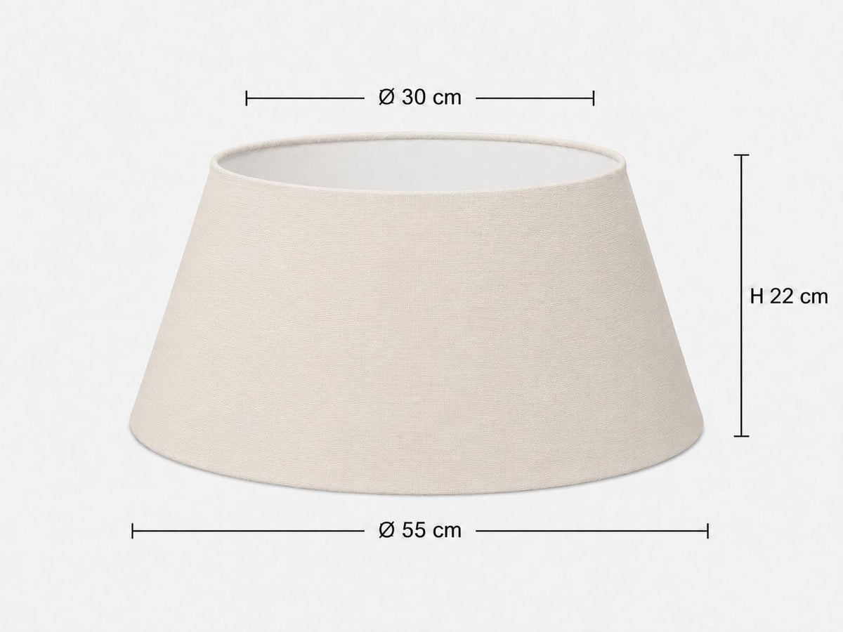 Ivory Textured Lampshade – UV-Resistant Fabric – image 10